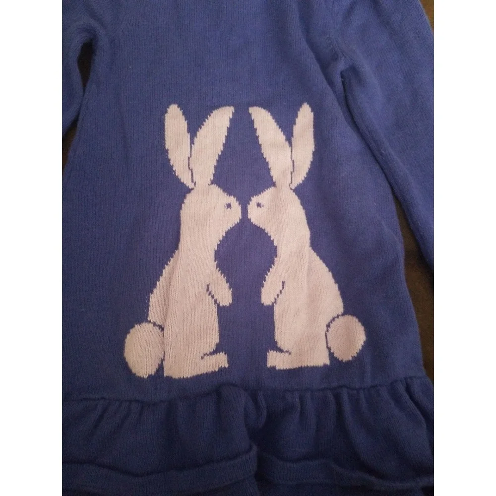 Gymboree lavender bunny dress 4t‎ Easter